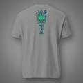AI Drift - The Drift is Real back-print graphic T-shirt in Grey