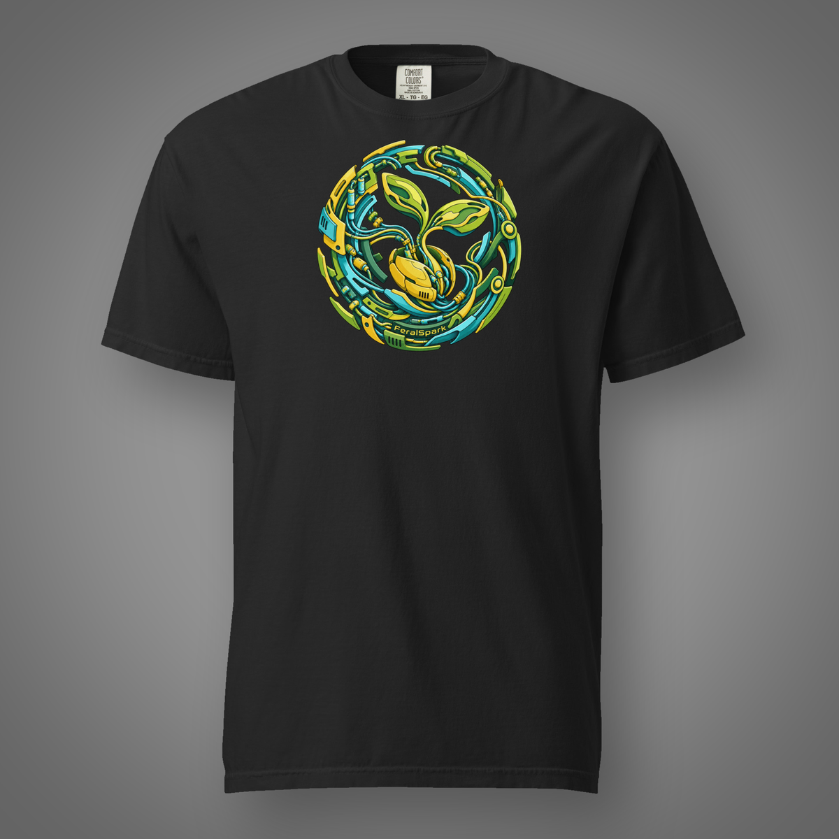 BioMech - Bean Sprout black Candidate H mockup