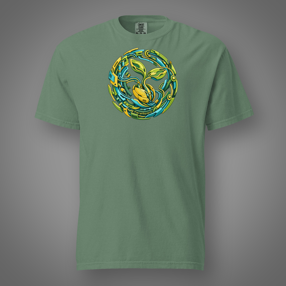 BioMech - Bean Sprout light green Candidate H mockup
