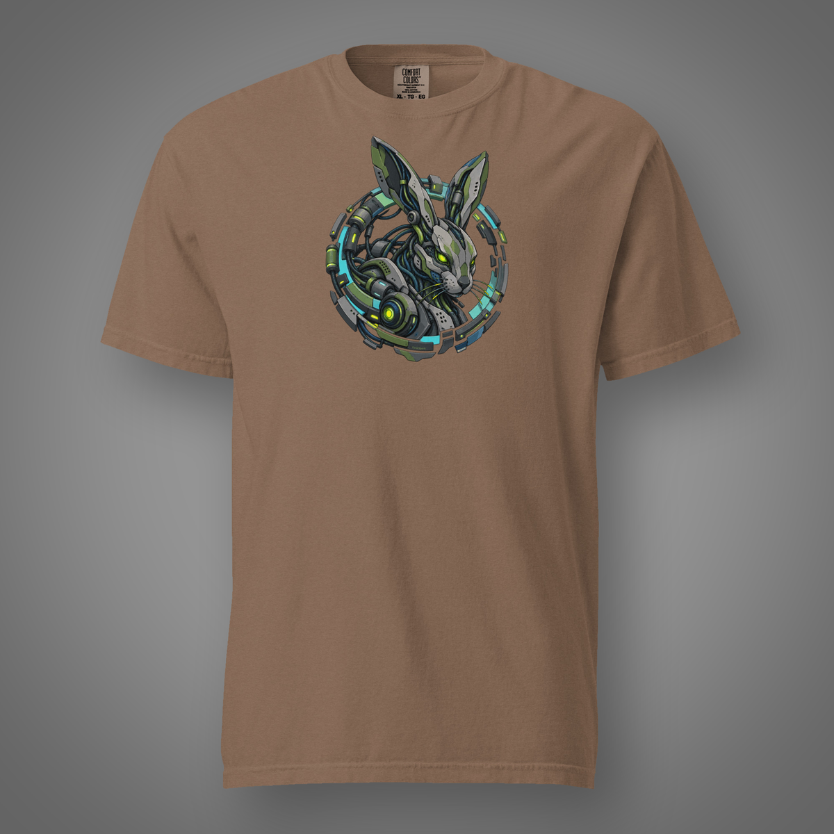BioMech - Bunny espresso front studio mockup