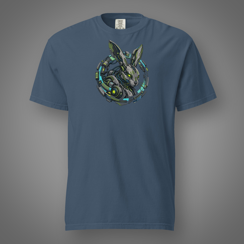 BioMech - Bunny midnight front studio mockup
