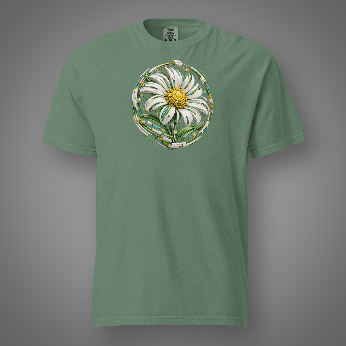 BioMech - Daisy light green front studio mockup
