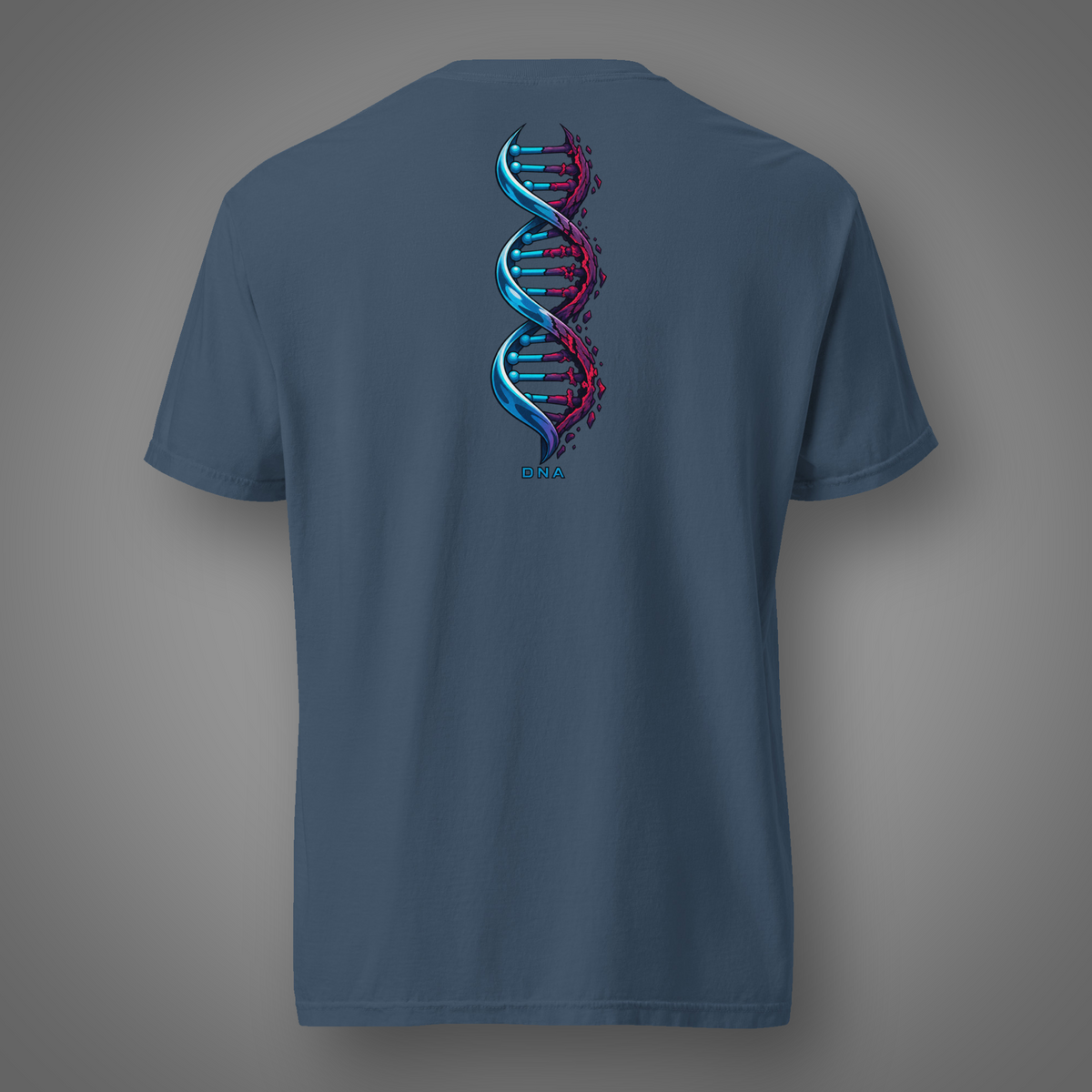 DNA - Twisted by Nature back-print graphic T-shirt in Midnight