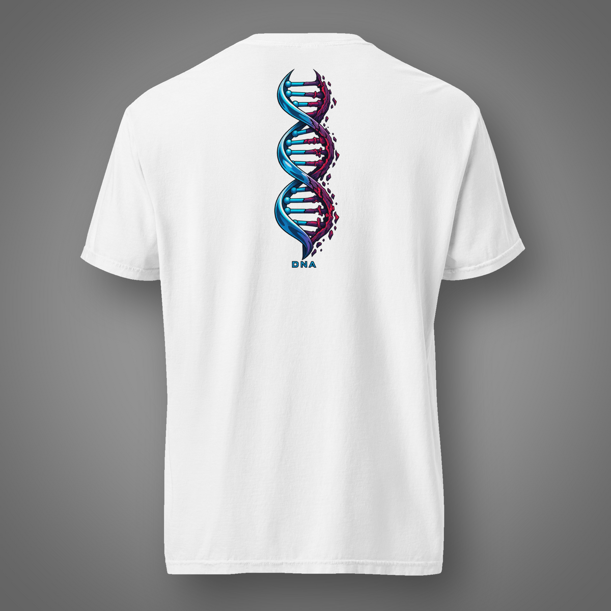 DNA - Twisted by Nature back-print graphic T-shirt in White
