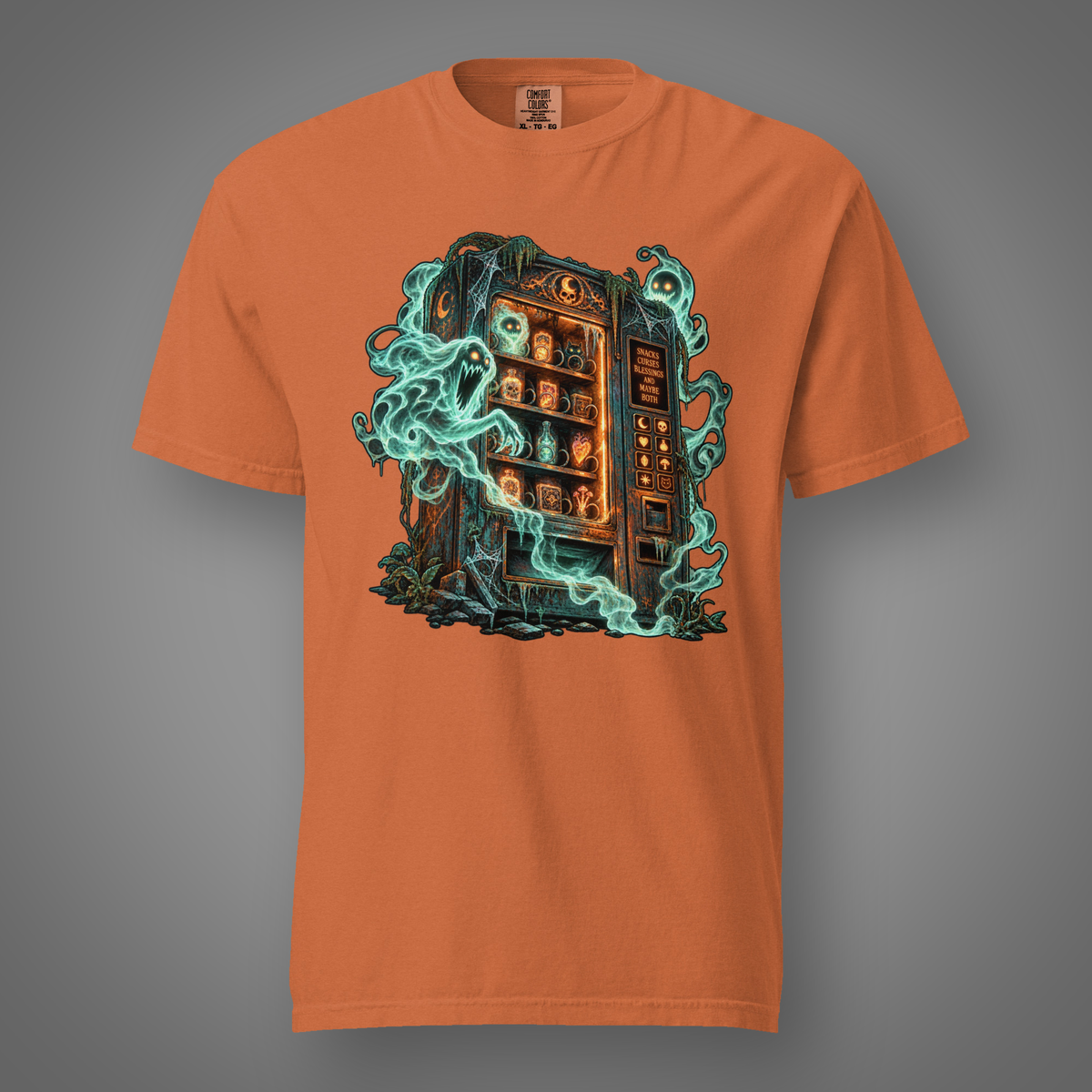 Ghost - Vending Machine graphic T-shirt in Yam