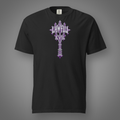 Lawful Evil alignment graphic t-shirt in Black, FeralSpark studio mockup