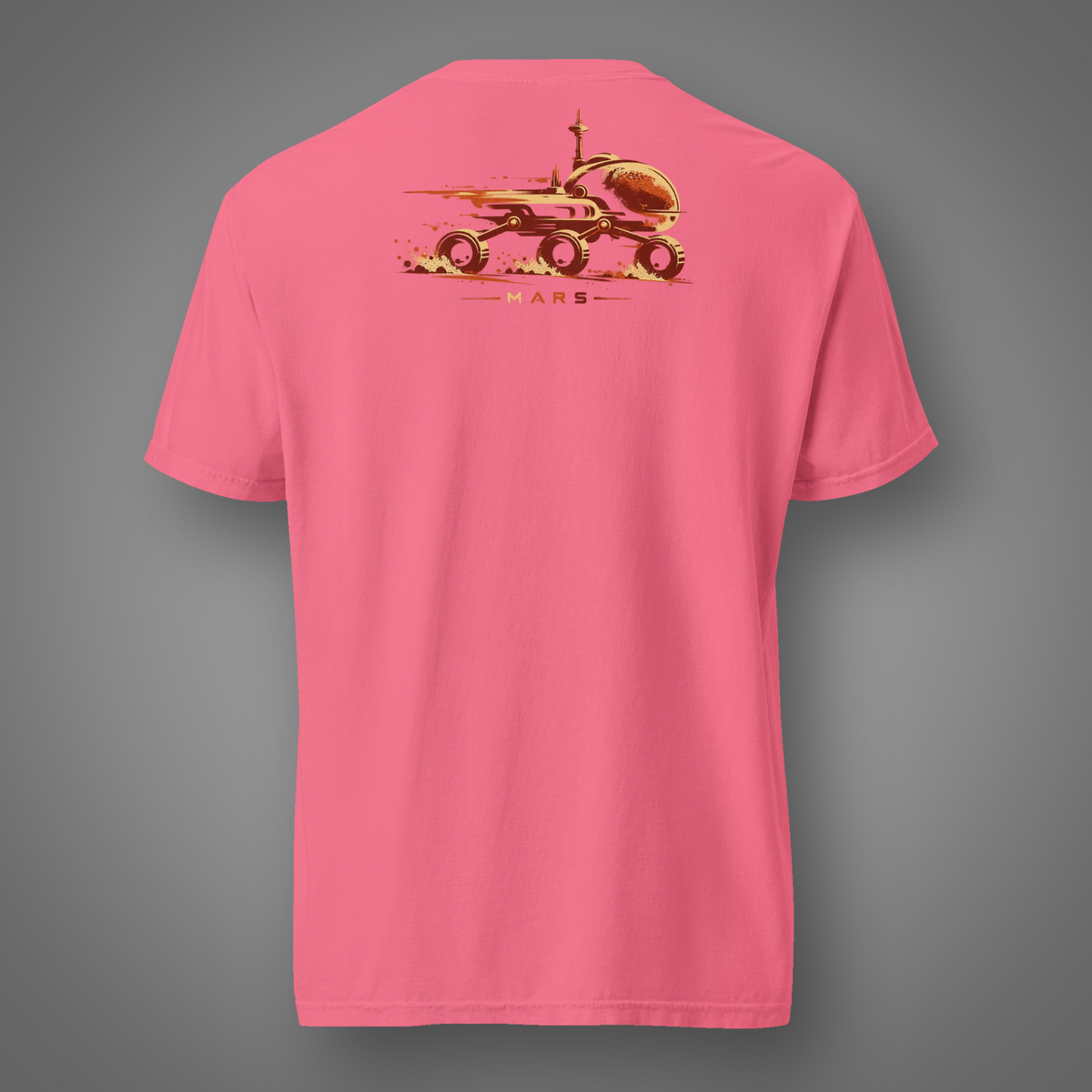 Mars Rover - Trailblazer back-print graphic T-shirt in Crunchberry