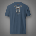 Motorcycle - Born to Live back-print graphic T-shirt in Midnight