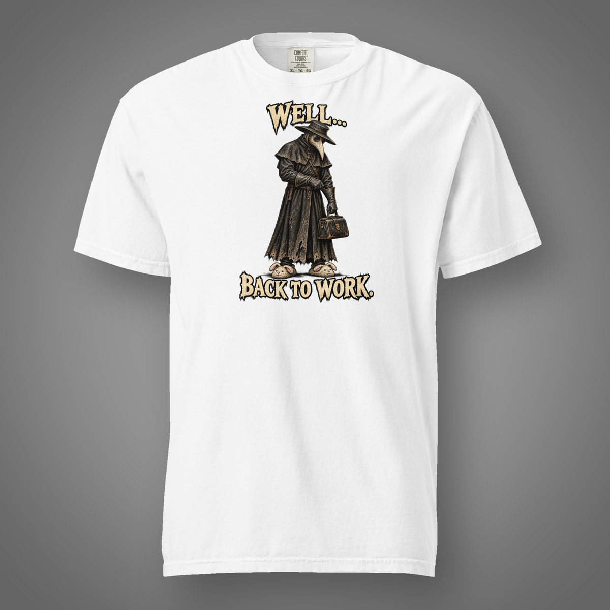 Plague Doctor - Retired graphic T-shirt in White