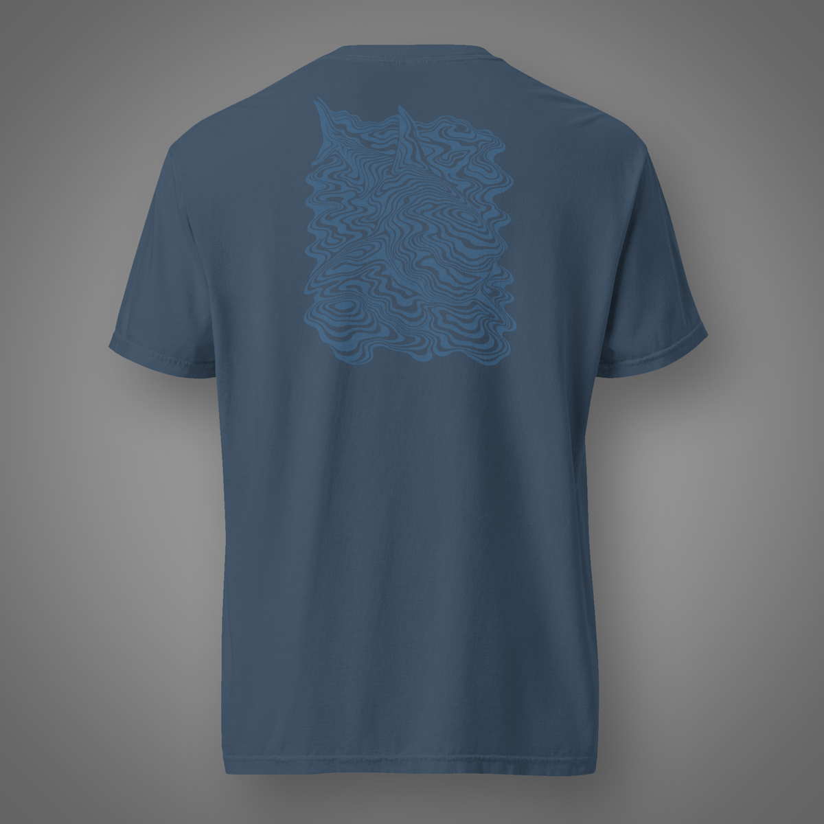 Shark - Undertow back-print graphic T-shirt in Midnight